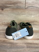 NEW Cat & Jack Lucian Double Zipper Sneakers Green sz 6Y
