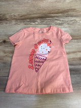 Carter's T-Shirt 2 Scoops of Cute Peach sz 3T