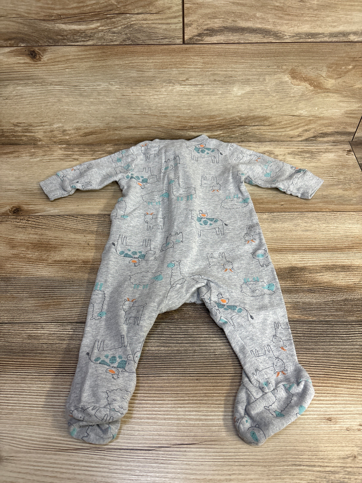 Simple Joys Sheep Sleeper Grey sz 3-6m