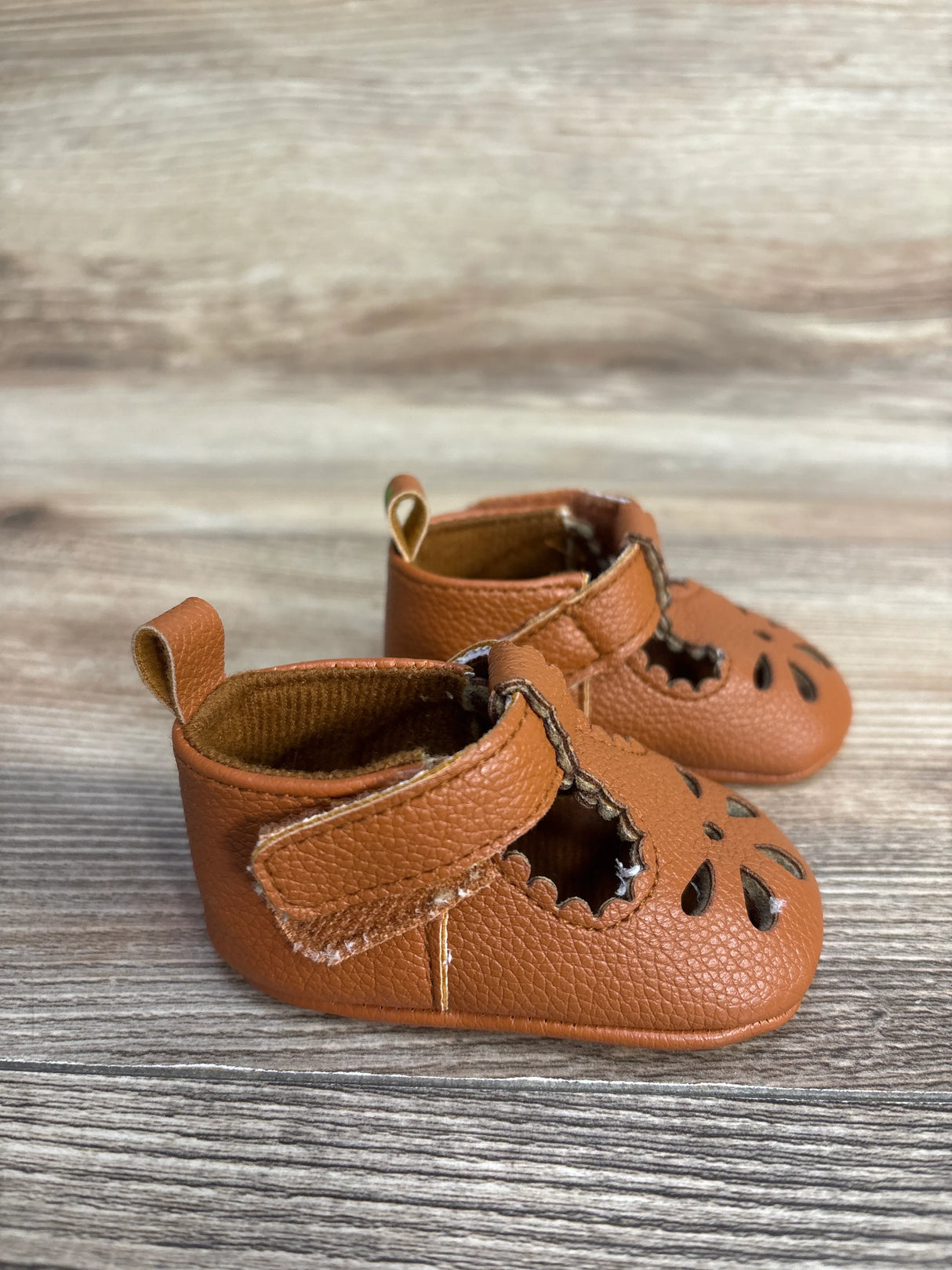 First Steps Soft Sole Mary Jane Shoes Brown sz 1c