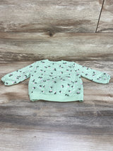 Cat & Jack Floral Sweatshirt Green sz 12m