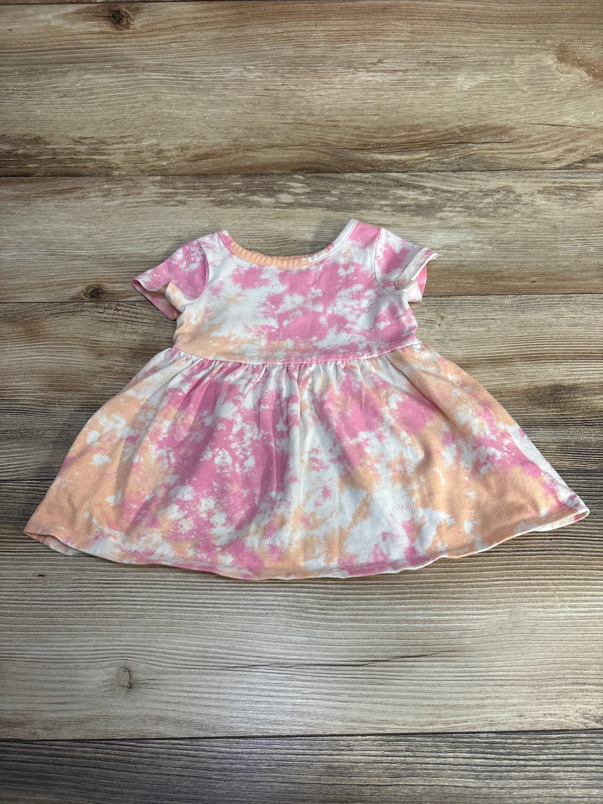 Cat & Jack Tie-Dye Dress Pink sz 12m