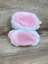 DouDou Et Campargnie Unicorn Baby Booties Pink/White Sz 0-6m