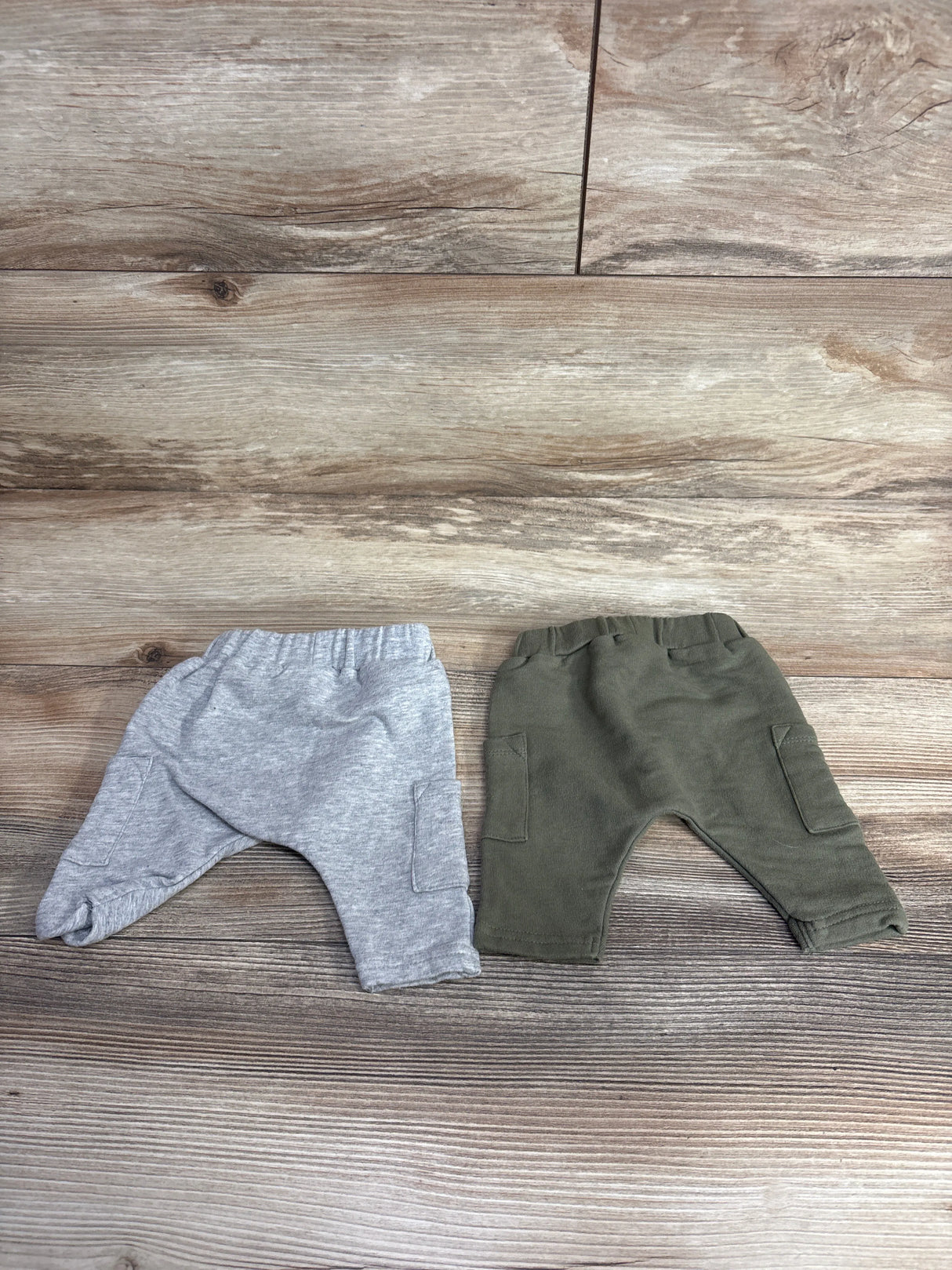 Little Planet Organic 2pk Pull On Pants Grey sz Newborn