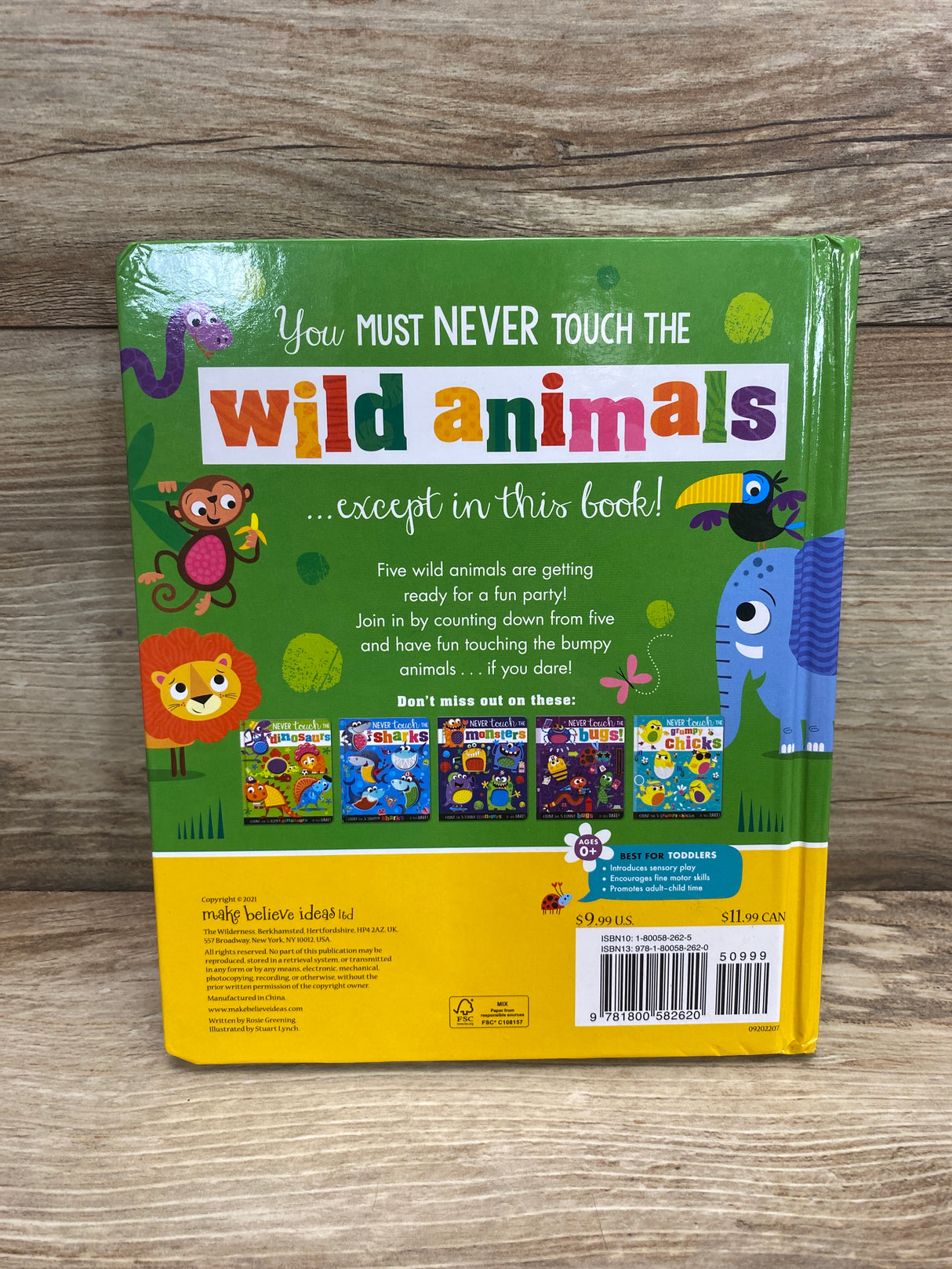 Never Touch the Wild Animals Board Book