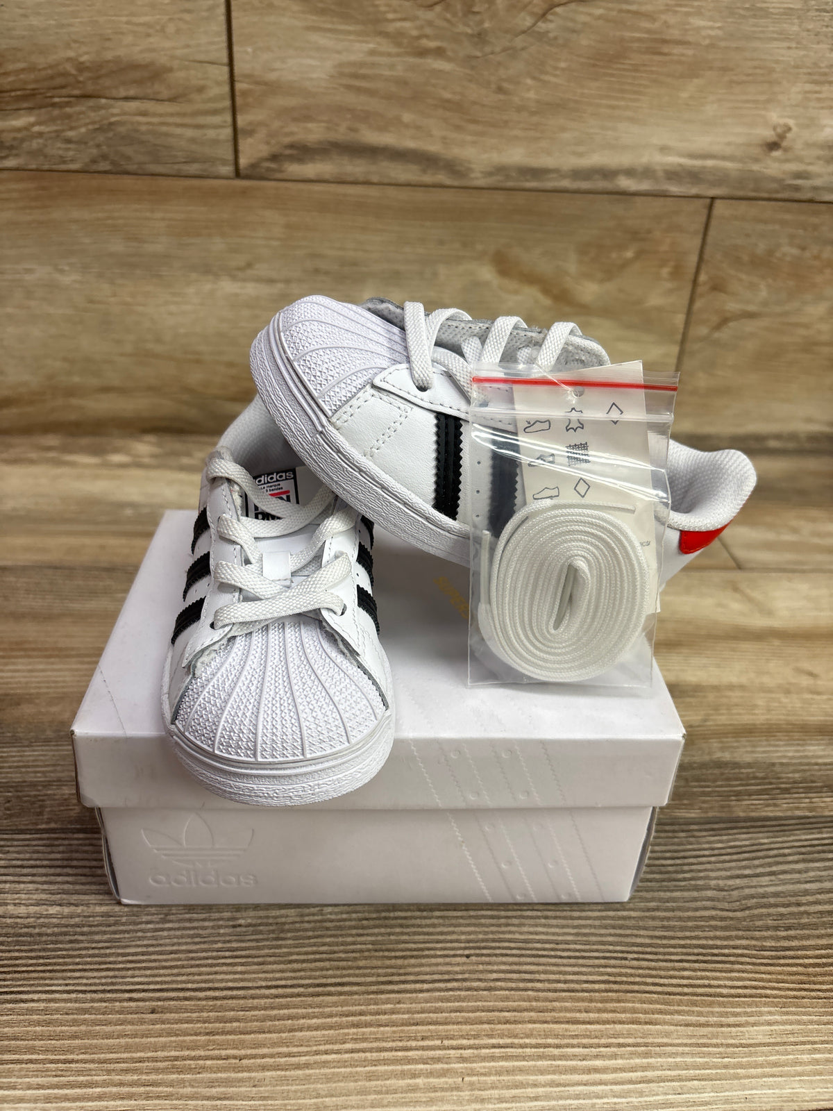 NEW Run DMC x Adidas Superstar '50th Anniversary' Sneakers sz 8c
