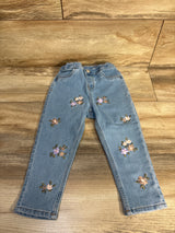 H&M Embroidered Jeans Blue sz 2T