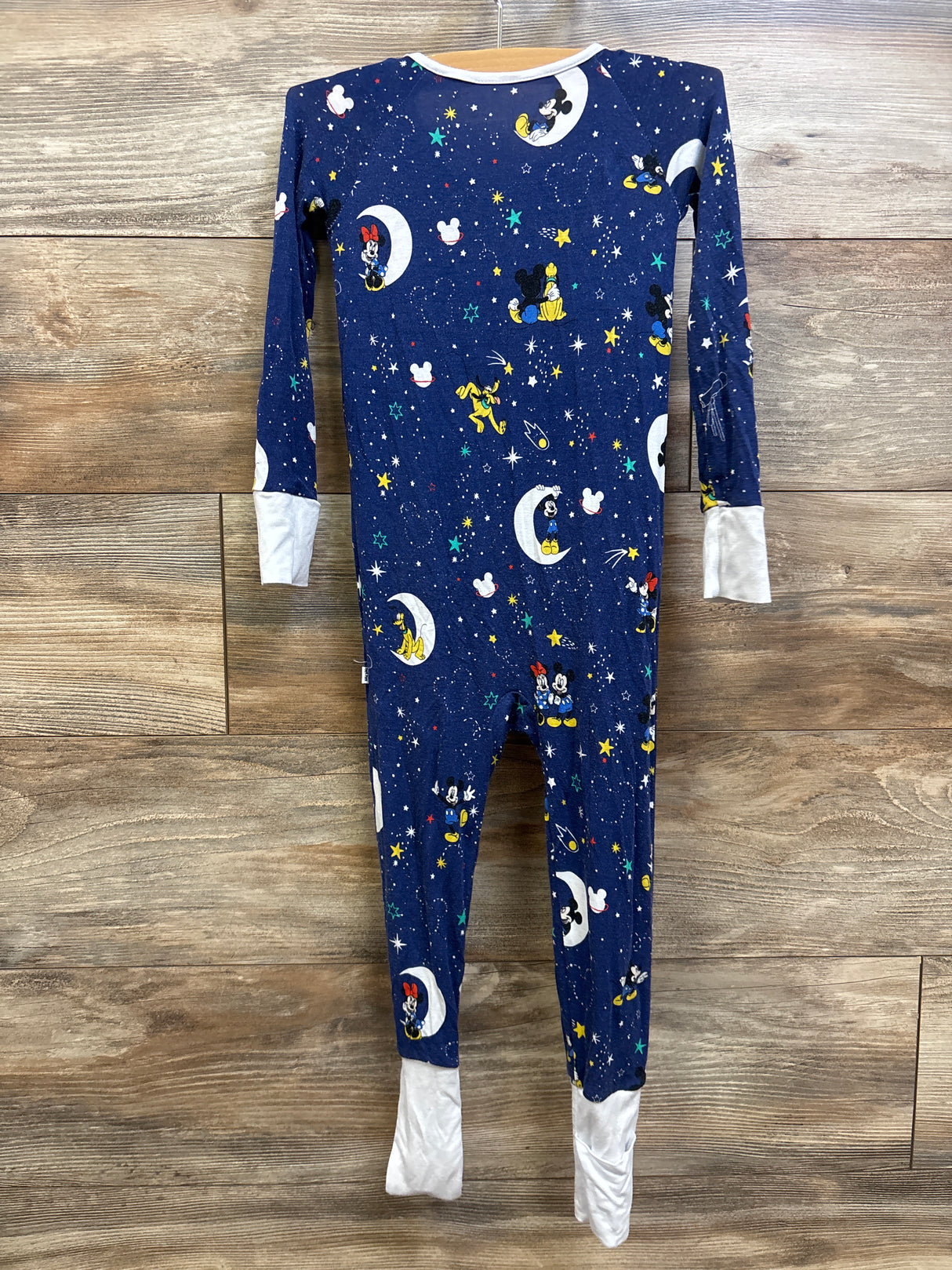 Little Sleepies x Disney Mickey Mouse Bamboo Convertible Sleeper Blue sz 2T