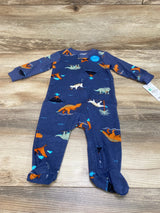 NEW Carter's Dino Sleeper Blue sz 6m