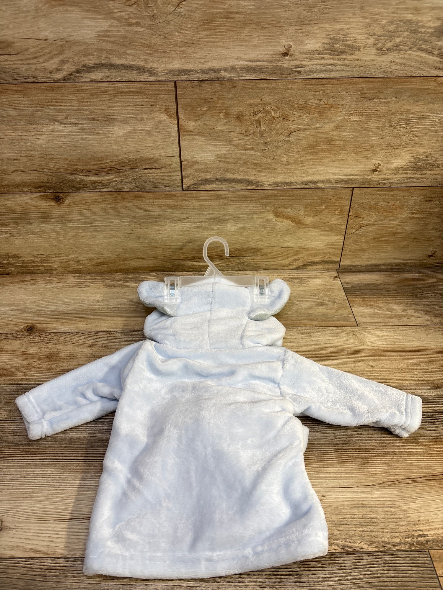 NEW Hudson Baby Hooded Bath Robe Elephant Blue sz 0-9m