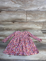 Old Navy Floral Long Sleeve Dress Pink sz 2T