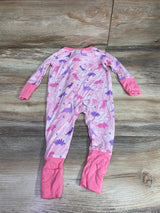 Suzel Bamboo Convertible Sleeper Pink sz 0-3m