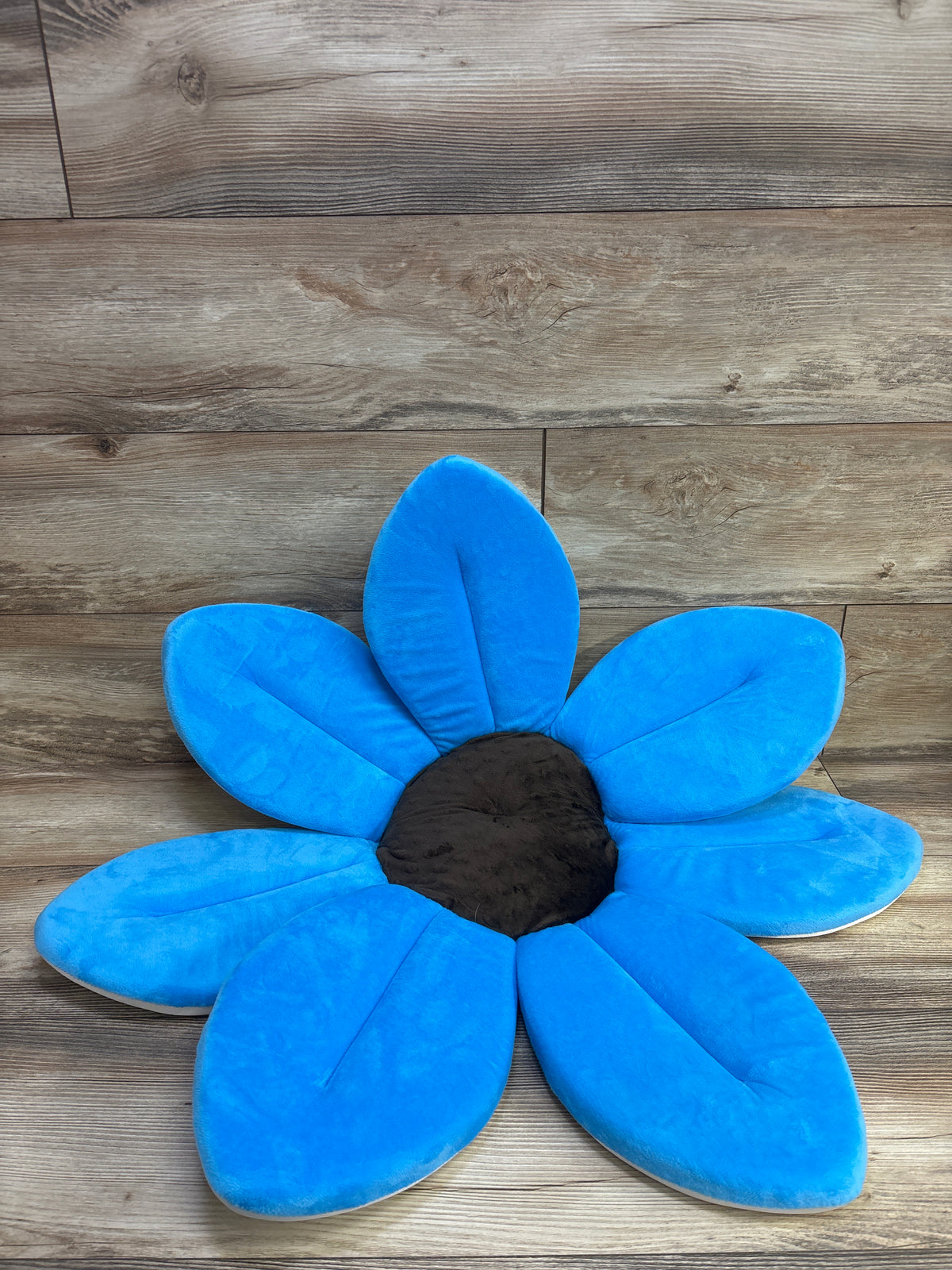Blooming Bath Blue Sunflower Sink Bath Seat/Mat