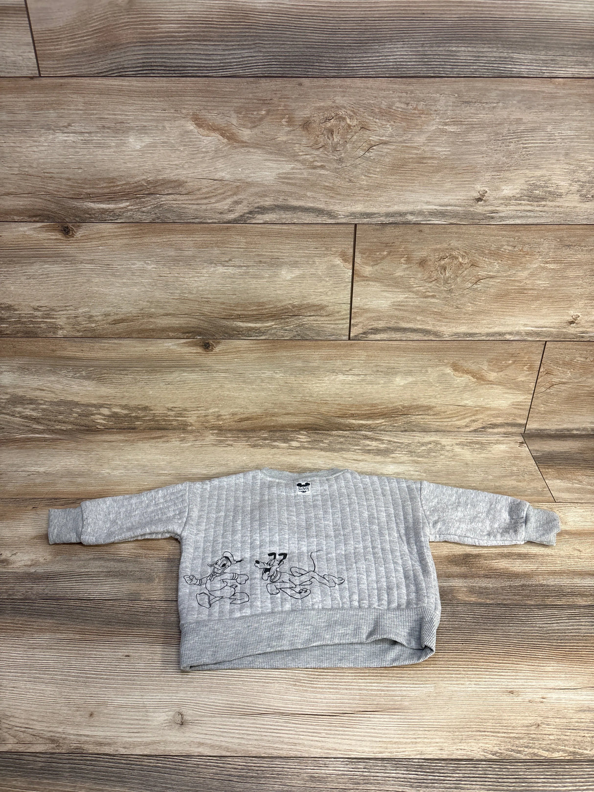 Disney Mickey & Friends Ribbed Sweater Grey sz 18m