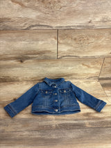 Cat & Jack Button Up Denim Jacket Blue sz 12m