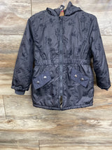 Disney Junior Faux Fur Minnie Mouse Coat Black sz 3T