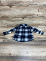 Old Navy Plaid Flannel Shirt Black sz 2T