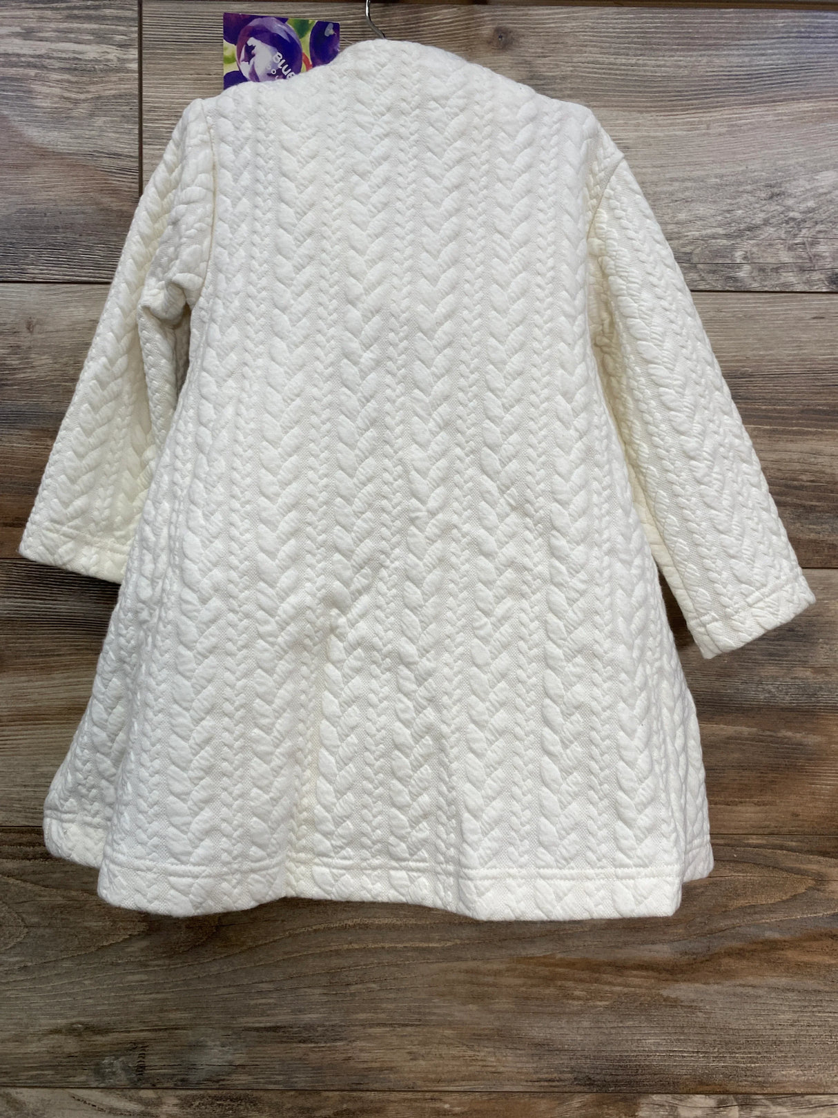 NEW Blueberi Boulevard 2pc Dress Coat & Tulle Dress White sz 3T