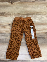 NEW Okie Dokie Brown Leopard Print Jogger Pant sz 2T