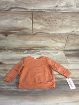 NEW Cat & Jack Sweatshirt Orange sz 3-6m