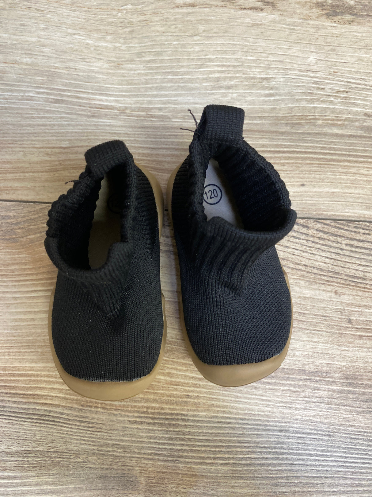 Knit Sock Shoes Black sz 4c