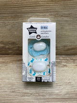 NEW Tommee Tippee 2Pk Orthodontic Pacifiers Little London Blue 0-6m