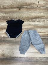 Nike 2pc Just Do It. Bodysuit & Pants Black sz 3m