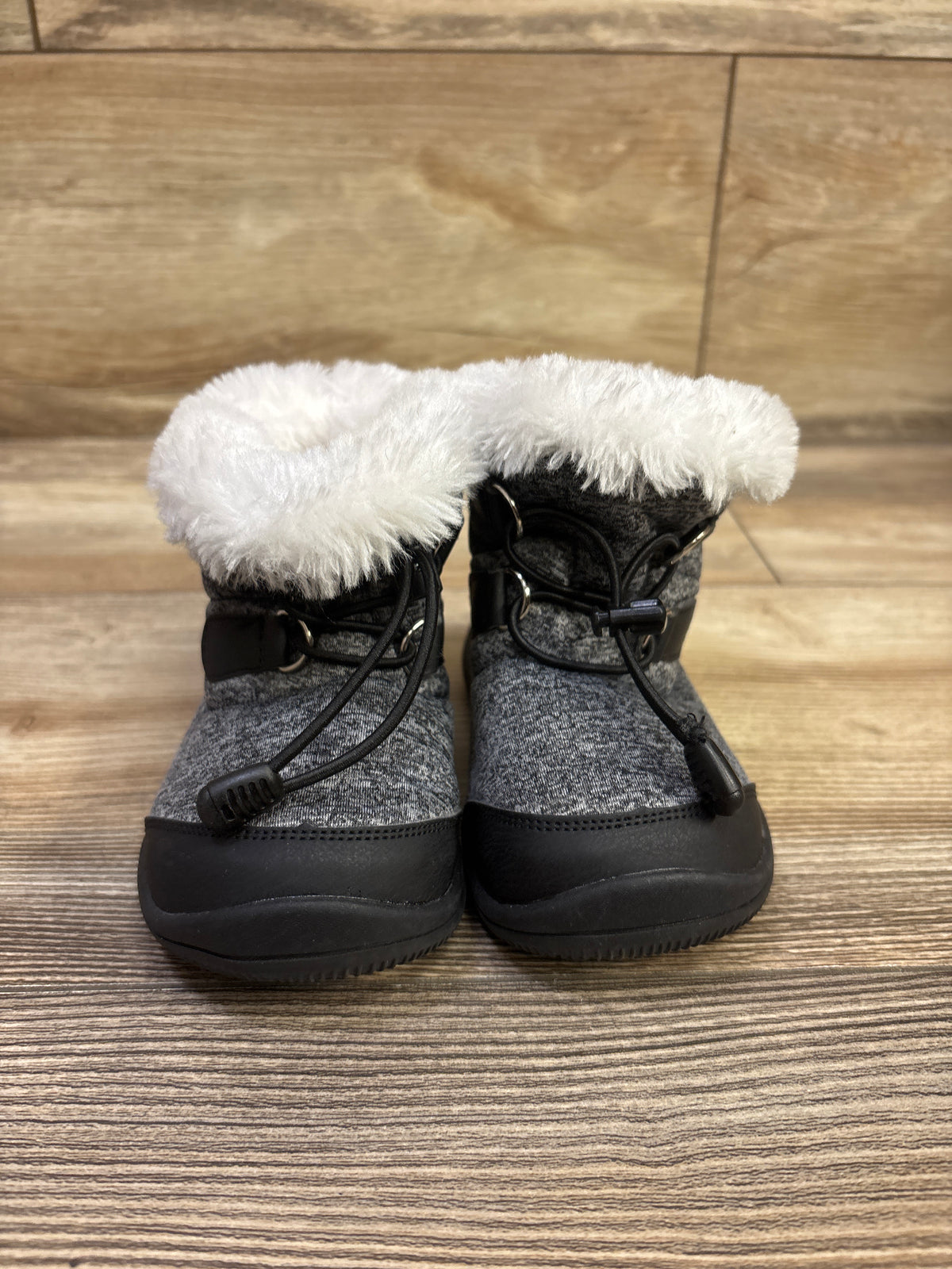BMCITYBM Fur Lined Winter Snow Boots Grey sz 6c