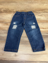 Distressed Denim Jeans Blue sz 18-24m - Me n Mommy To Be