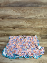 Cheeky Plum Ruffle Swim Cover in Wild One sz 4/5T