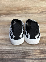 Bacsac Checkered Slip On Sock Shoes White sz 5c