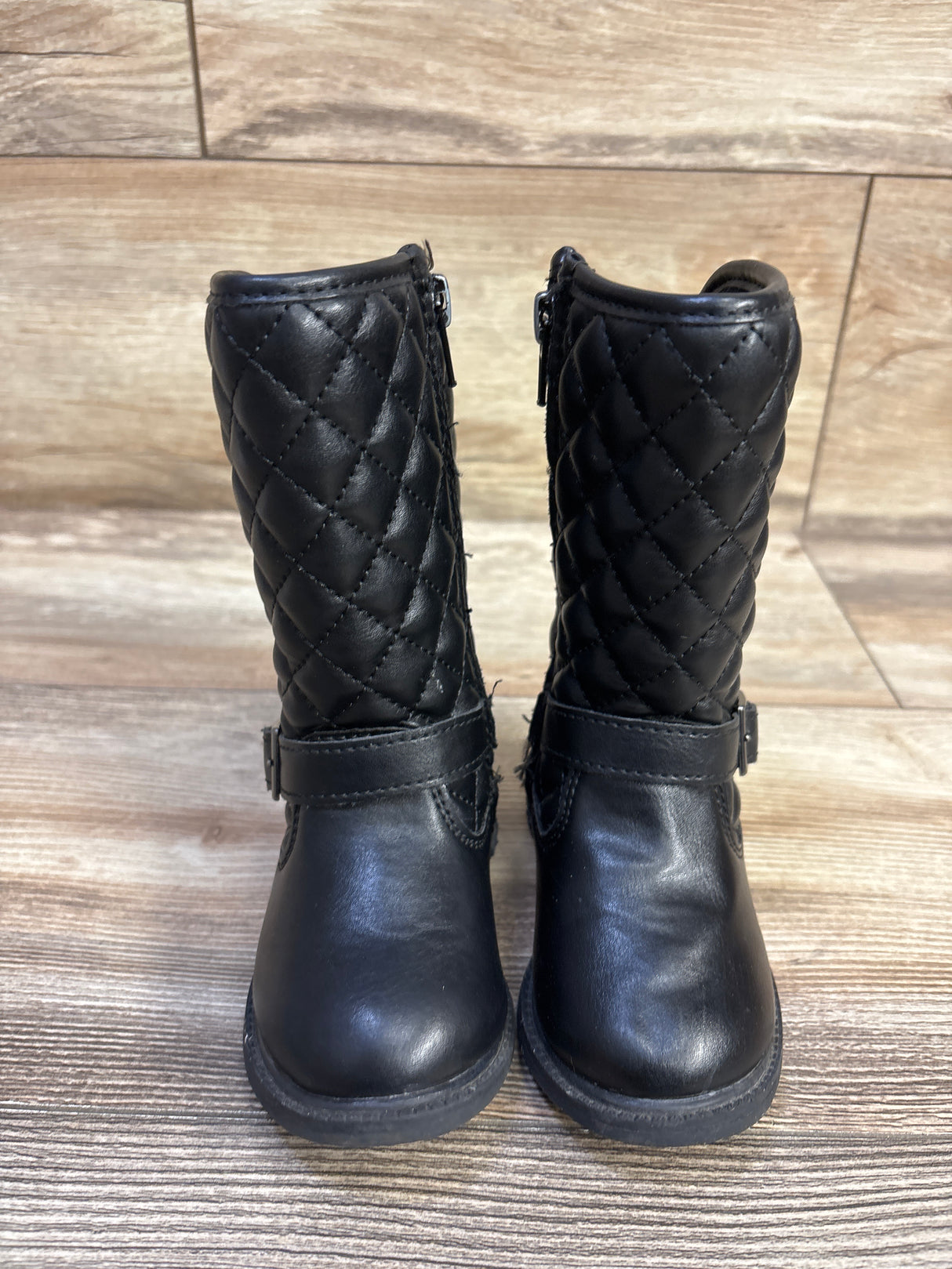 Carter's Clares Quilted Riding Boots Black sz 6c