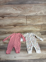 Modern Moments Coverall 2pk Pink sz 0-3m