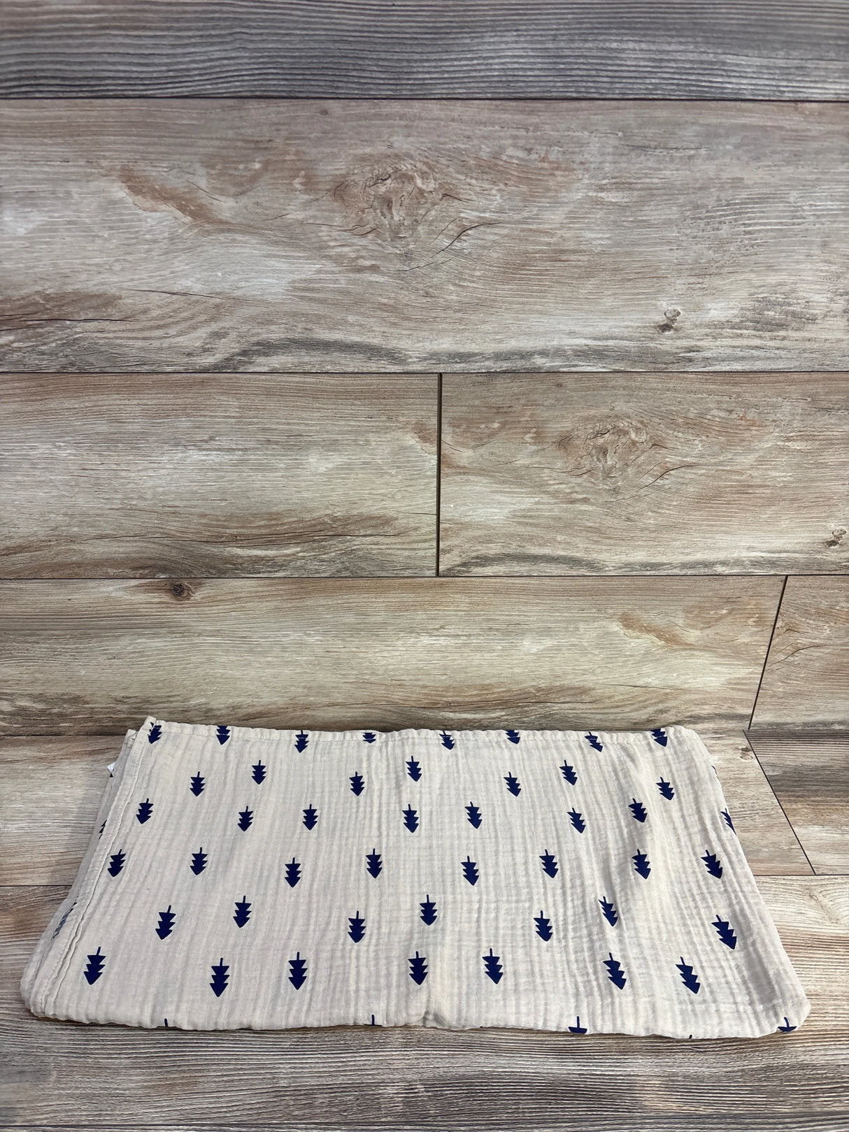 Cloud Island Muslin Swaddle Blanket Tan Tree Print