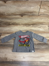 Baby Gap x Hotwheels Graphic Shirt Grey sz 12-18m
