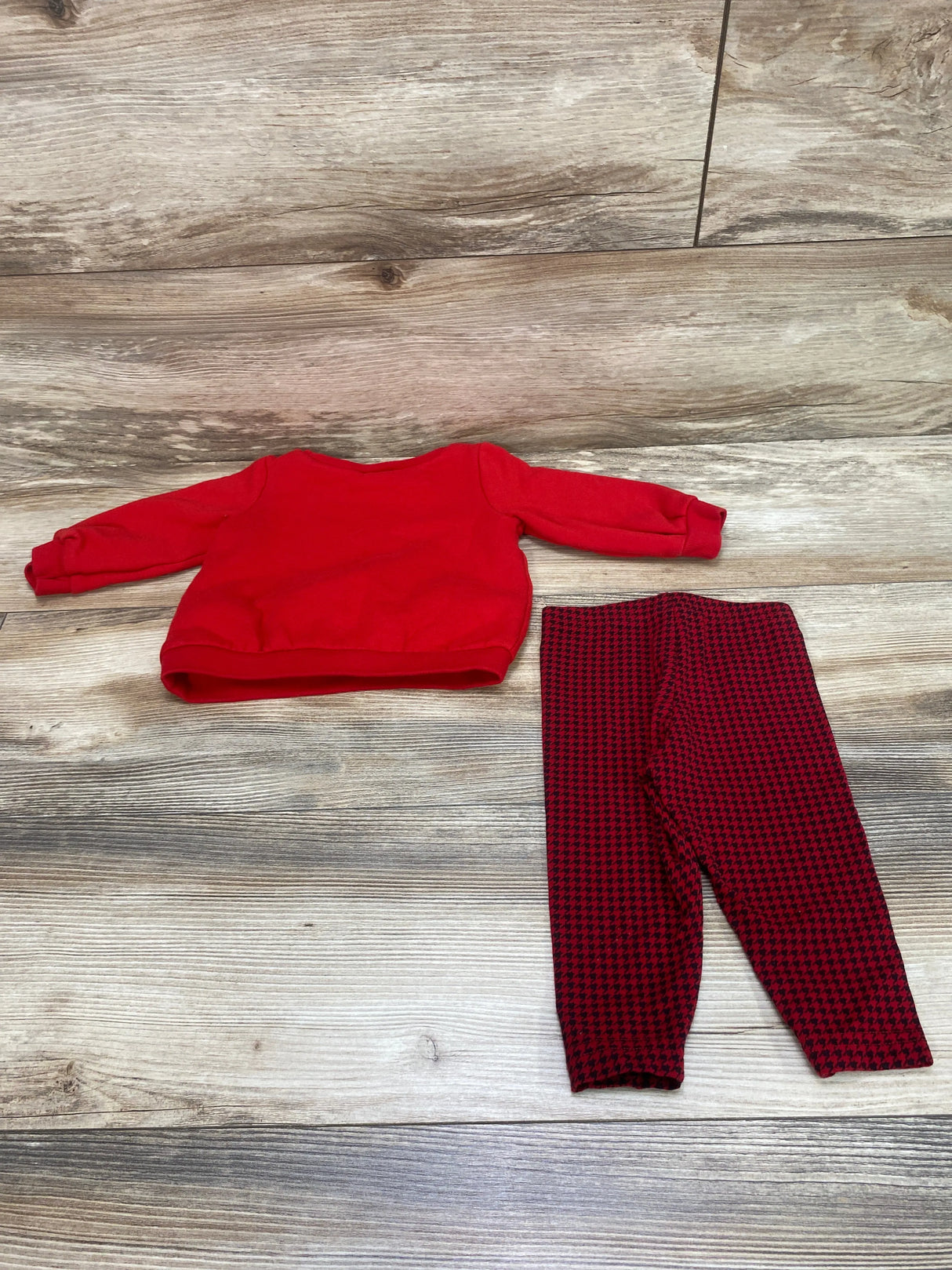 Carter's 2pc Reindeer Sweatshirt & Leggings Red sz 9m