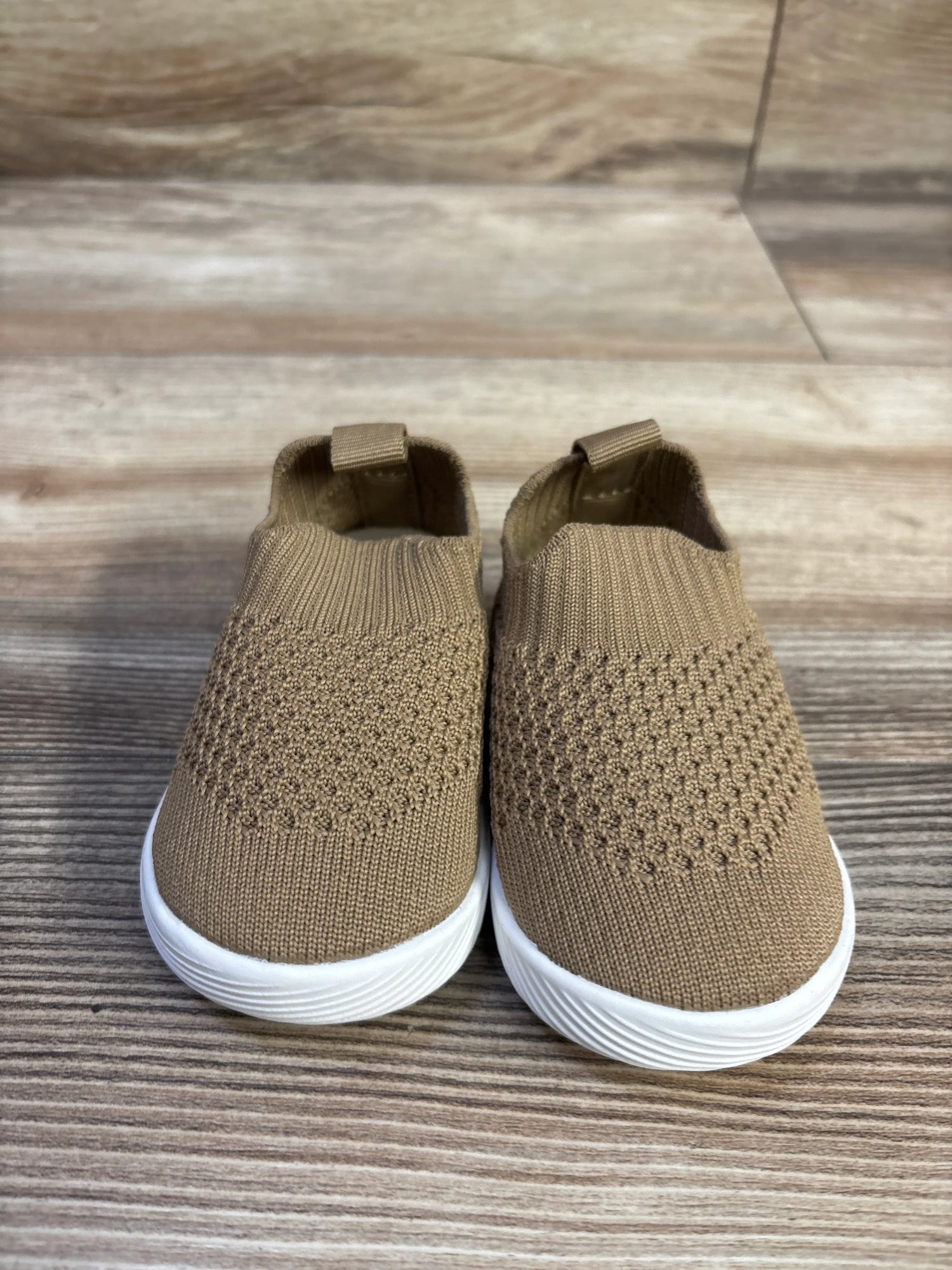 Morendl Non-Slip Mesh Walking Sock Sneakers Brown sz 4c
