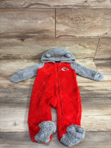 Kansas City Chiefs Game Nap Teddy Fleece Bunting sz 6-9m