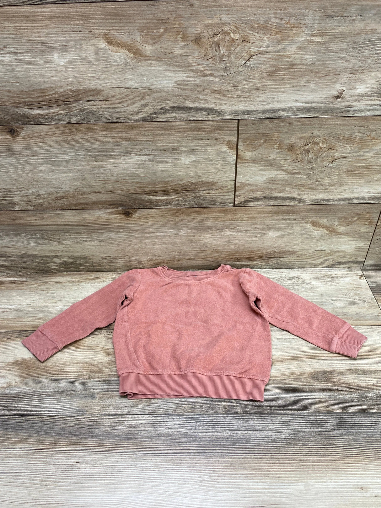 Terry Cloth Sweatshirt Pink sz 5T