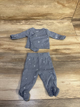 Just One You 2pc Kimono Set Grey sz Preemie