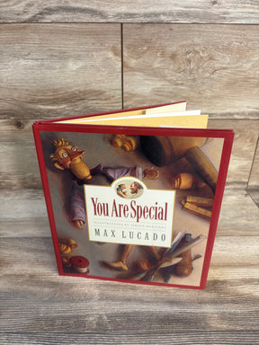 You Are Special children's book by Max Lucado, illustrated cover, on wooden surface