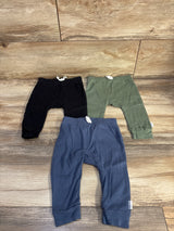 Gerber 3pk Pants Green sz 6-9m