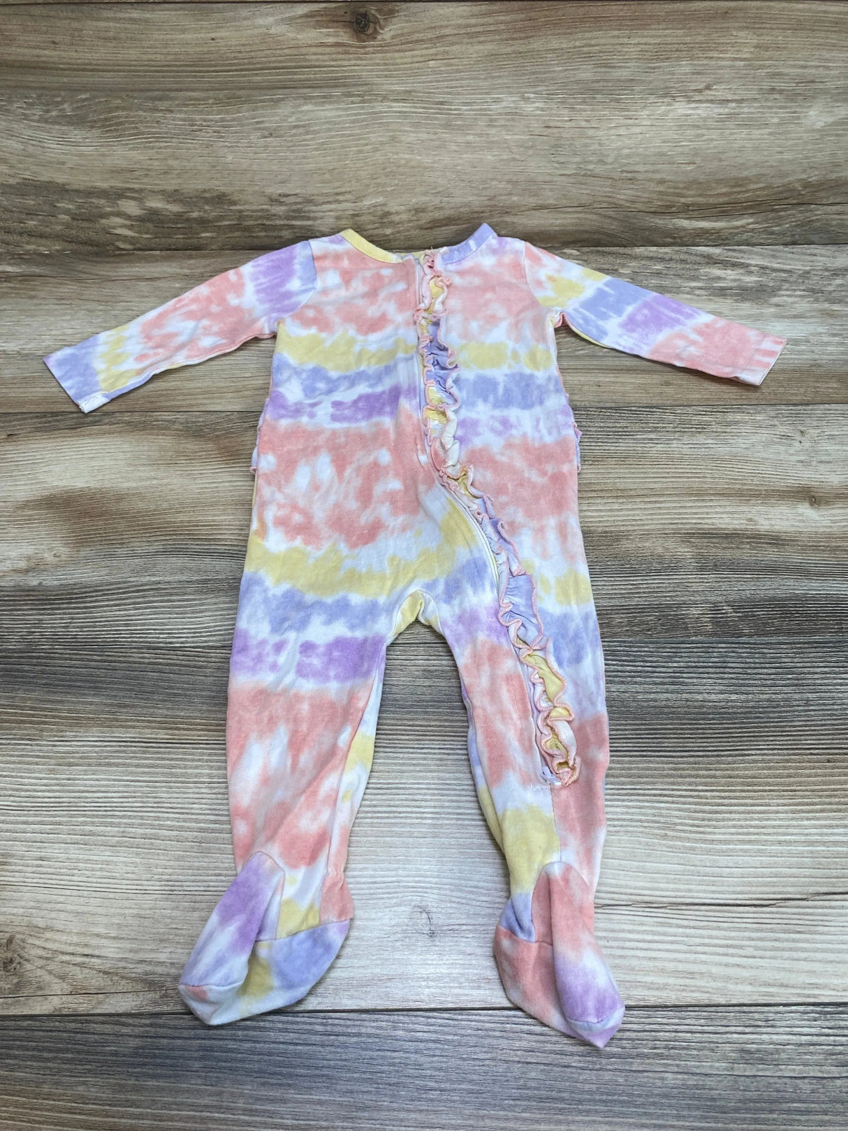 Jessica Simpson Tie-Dye Sleeper Pink sz 6-9m