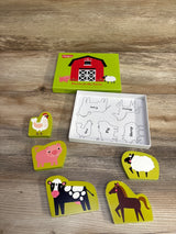 Highlights Down on the Farm Wooden Animals 5pk