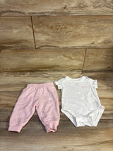 Nike 2pc Bodysuit & Joggers Set White sz 3m