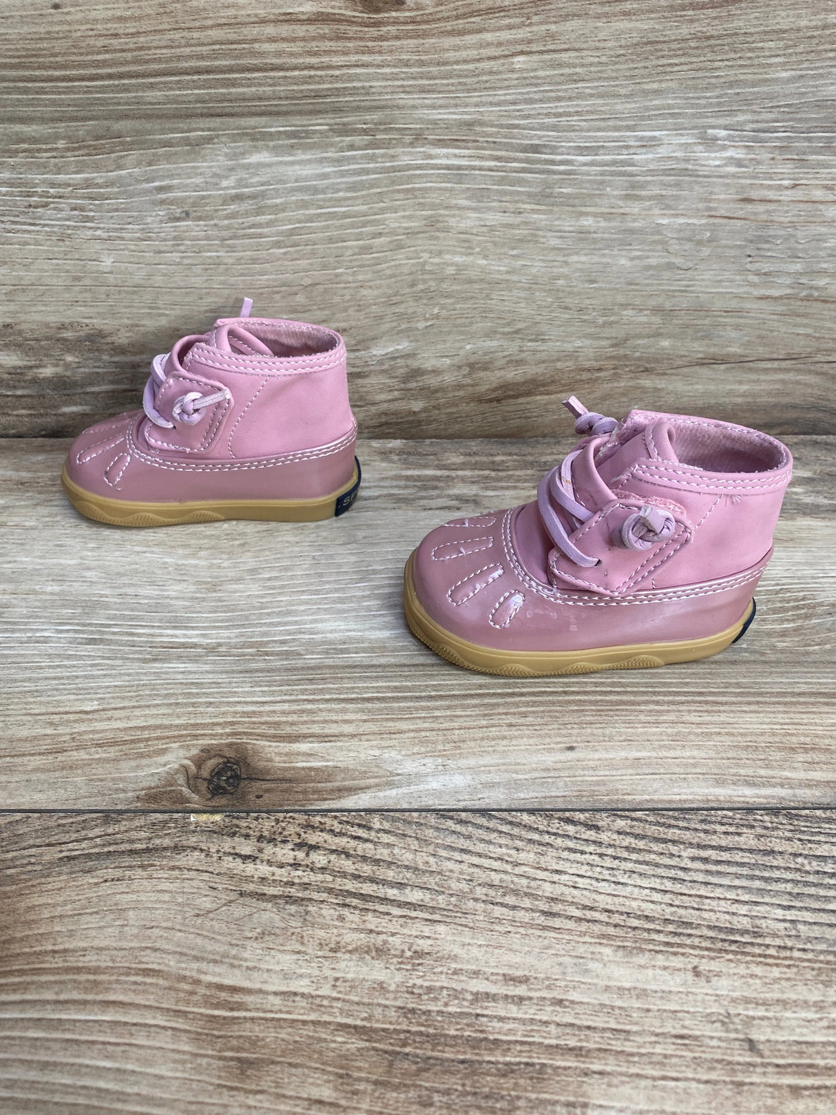 Sperry Baby Girls Ice Storm Duck Boots Pink Sz 1c