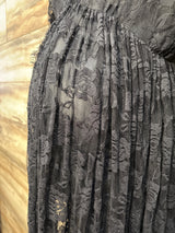 Floral Lace Photoshoot Gown Black sz Medium/Large