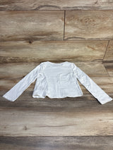 Max Studio Textured Heart Shirt White sz 4T