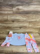 NEW Saint Eve Girls Pajama + Matching Doll PJ, Unicorn sz 4T