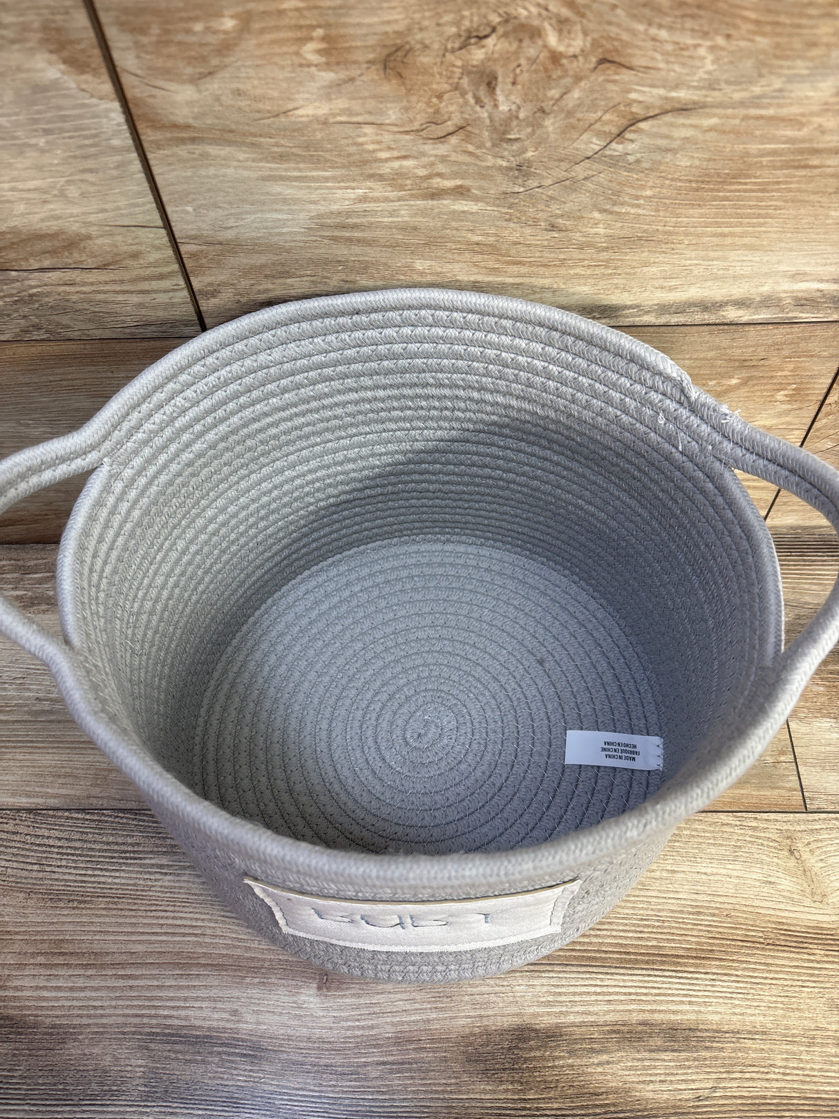 Rope Baby Shower Basket